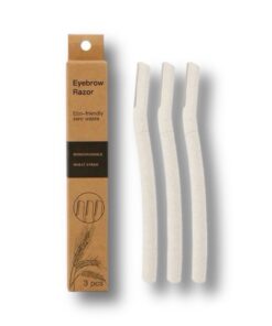 EcoSleek: Swedish Steel Eyebrow & Facial Razors - Gentle, Green, Glamorous