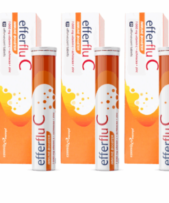 Efferflu C Immune Booster with Vitamin C and Zinc - 60 Effervescent Tablets