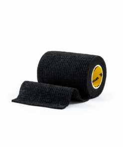 Elastic Cohesive Bandage Black 10cm x2
