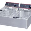 Electric Basket Chips Fryer with Double Tank - 10L