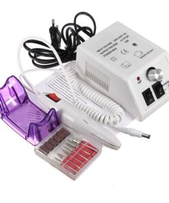 Electric Drill Nail Art Machine Manicure and Pedicure Set -White