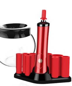 Electric Makeup Brush Cleaner and Dryer- Red