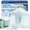 Electric Nasal Irrigation System with 50 Salt Packets, Nasal Congestion