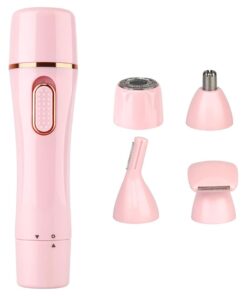 Electric Razor for Women 4-in-1 Shaver for Body Face Nose Eyebrow Trimmer