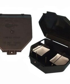 Electro Bizz Micki Rodent Bait Station - Black (Bulk Pack of 2)