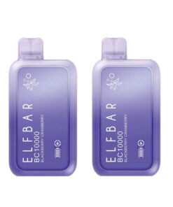 Elf Bar 10000 Puffs Disposable Vape - Blackberry Cranberry - 2 Pack