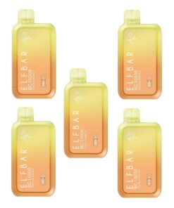 Elf Bar 10000 Puffs Disposable Vape - Double Mango - 5 Pack