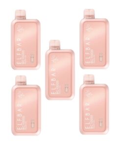 Elf Bar 10000 Puffs Disposable Vape - Peach Ice - 5 Pack