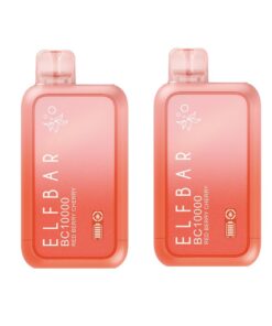 Elf Bar 10000 Puffs Disposable Vape - Red Berry Cherry - 2 Pack
