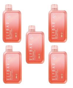 Elf Bar 10000 Puffs Disposable Vape - Red Berry Cherry - 5 Pack