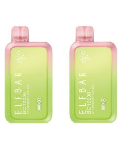 Elf Bar 10000 Puffs Disposable Vape - Strawberry Kiwi Ice - 2 Pack