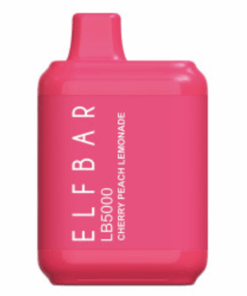 Elf Bar LB5000 Disposable Vape - Cherry Peach Lemonade Flavour
