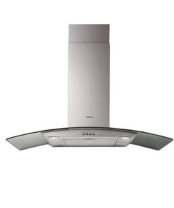 Elica 90cm Curved Glass Cookerhood Stainless Steel - 10/CIRCUS90