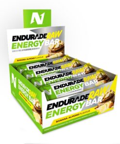 Endurade Raw Energy Bar - Banana Almond - 45g x 12