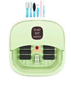 Enzo 7-Piece Foot Spa and Massager with Cleansing Set
