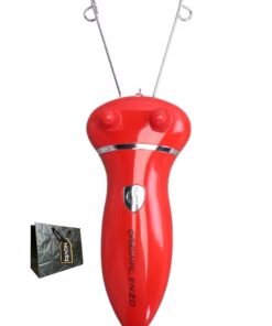 Enzo - Threading Facial/Body Hair Removal Shaving Device & Noviq Bag - Red