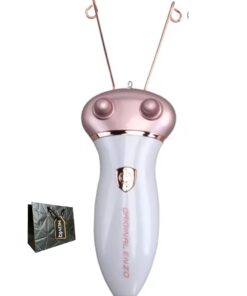 Enzo - Threading Facial/Body Hair Removal Shaving Device & Noviq Bag - White