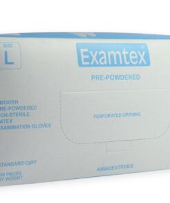 Examtex Latex Powdered Glove - Large