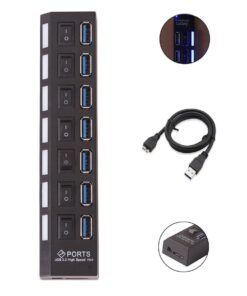 Exemplary 7 Port USB 3.0 Hub