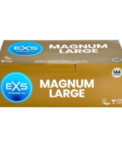 EXS Magnum Large Condoms - 144 Bulk Pack