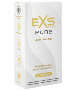 EXS Pure Ultra Thin Latex Condoms - 12 Pack