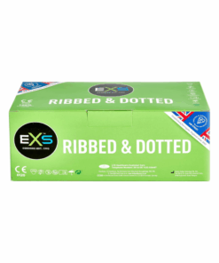 EXS Ribbed Dotted and Flared Condoms - 144 Bulk Pack