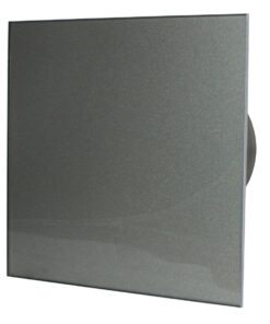 Extractor Fan Bathroom Toilet Designer Glass Cover  - Grey