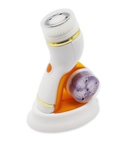 Face Cleansing Brush with Stand - Orange / Orange