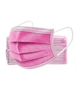 Face Mask - Kids 3 Ply Disposable Masks - Pink (Pack of 50)