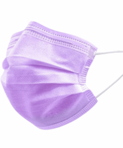 Face Mask - Kids 3Ply Disposable Masks - Purple (Pack of 10)