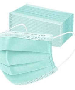 Face Mask - Kids Disposable Masks - Green (Pack of 50)