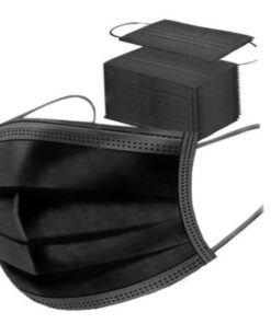 Face Masks - Disposable Surgical Masks 3Ply - Black (Pack of 50)