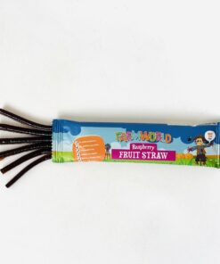 Farm World Dried Fruit Straw Snack - Raspberry 24 x 16g
