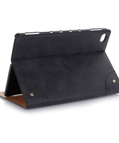 Faux Leather Flip Case for Huawei MediaPad M5 Lite Navy