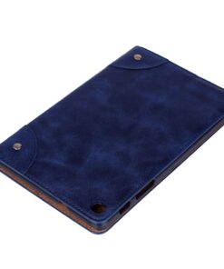 Faux Leather Flip Case for Samsung TAB A 8.0 2019 - Navy