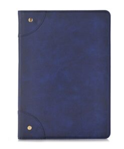 Favorable impression-Faux Leather Flip Case for iPad 10.2 - Navy