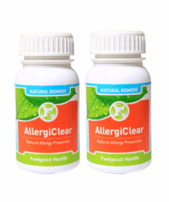 Feelgood Health AllergiClear Natural Allergy Prevention - 90 Veg Caps x 2