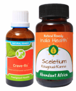 Feelgood Health Crave-RX (50ml) + Sceletium (60 Caps) Stop Smoking Combo