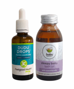 Feelgood Health DuDu Sleep Drops (50ml) + Bath Oil (100ml) Baby Combo