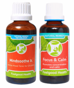 Feelgood Health MindSoothe Jr - 50ml & Focus & Calm - 50ml Mood Combo Pack
