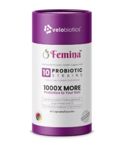 Femina 10 Strain Probiotic Capsules with Cranberry Extract (60's)