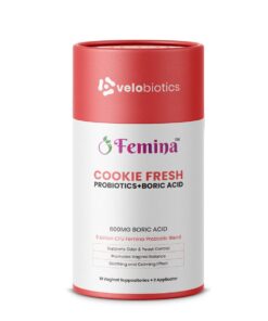 Femina Probiotics COOKIE FRESH with Boric Acid Suppositories (10s)