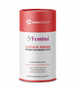 Femina Probiotics COOKIE FRESH with Boric Acid Suppositories (20s)