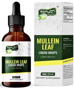 Fenutri - Mullein Drops, Lung Cleanser, Cough and Mucus Relief