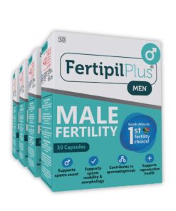 Fertipil Plus for Men - Enhance Male Fertility (30 Capsules) x4