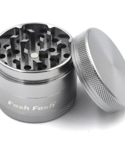 Fesh Fesh - Herb Grinder / Tobacco Grinder - 50mm - Silver