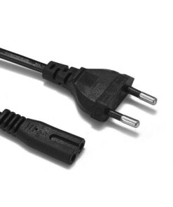 Figure-8 (C7/C8) to EU 2 Pin Power Cord Cable