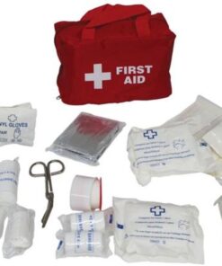 First Aid Kit 38 pieces Plastic Box White