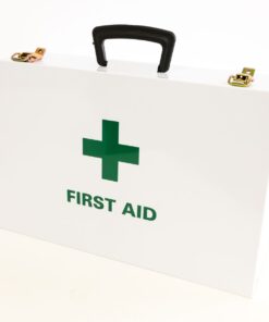 First Aid Kit and Sign (Government Regulation 7 in White Cabinet)