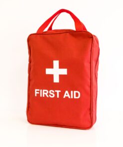 First Aid Kit Regulation 7 in Nylon 5 Pouch Bag - Red